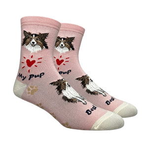 Women's Sheltie Crew Socks