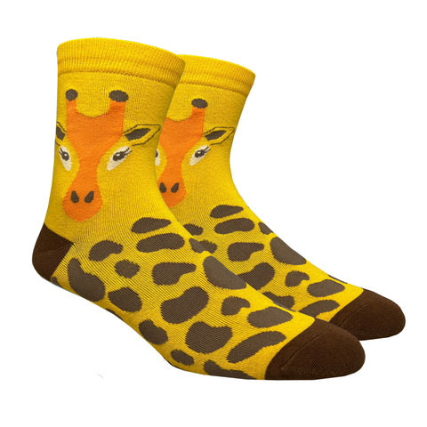 Women's Giraffe Crew Socks