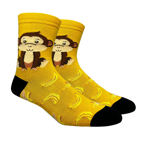 Women's Monkey Crew Socks