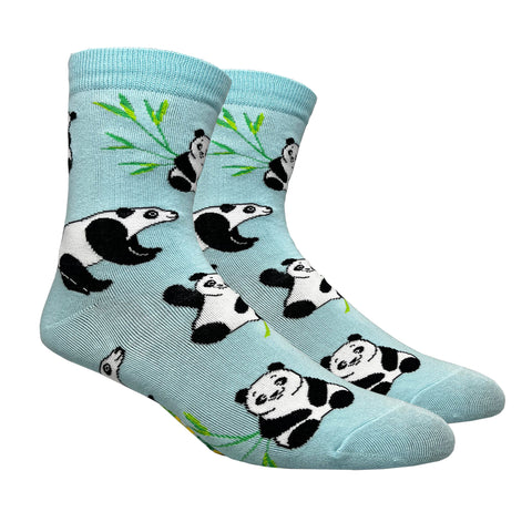 Women's Panda Crew Socks