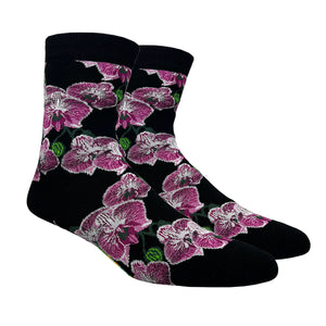 Women's Orchids Crew Socks