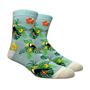 Women's Tropical Toucan Crew Socks