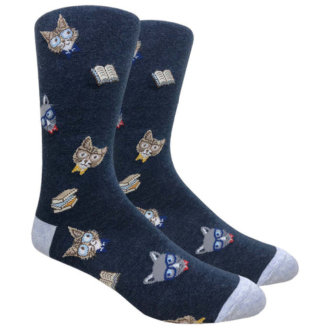 Curious Cat (Heather Navy)