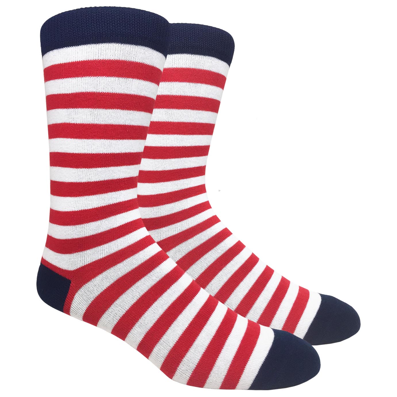 FineFit Black Label Stripe Socks - Red & White