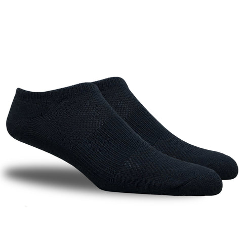 Running Mate Low-Cut Black Socks - 6 Pairs