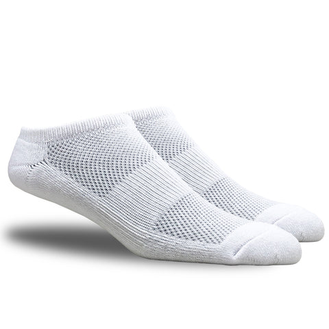Running Mate White Low-Cut Socks - 6 Pairs
